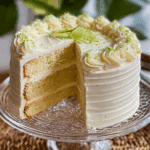 Key Lime Cake with Key Lime Cream Cheese Frosting Recipe