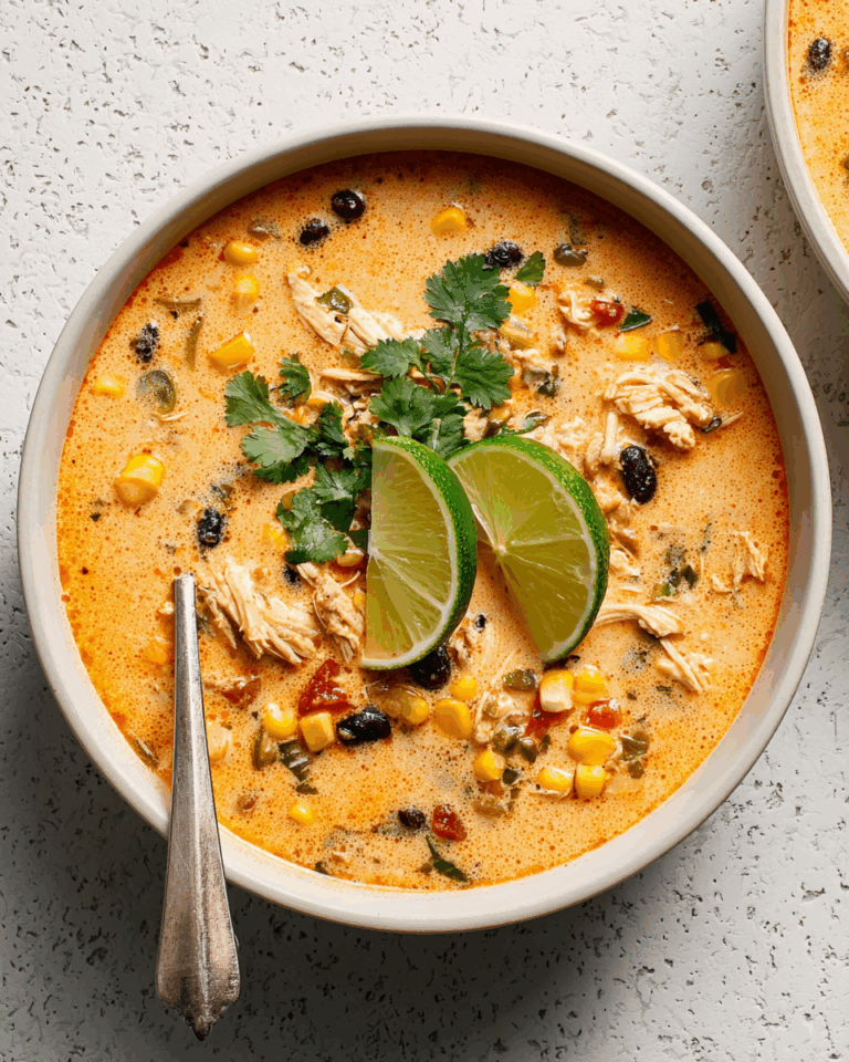 Easy Chicken, Poblano, and Black Bean Soup (Small Batch) Recipe