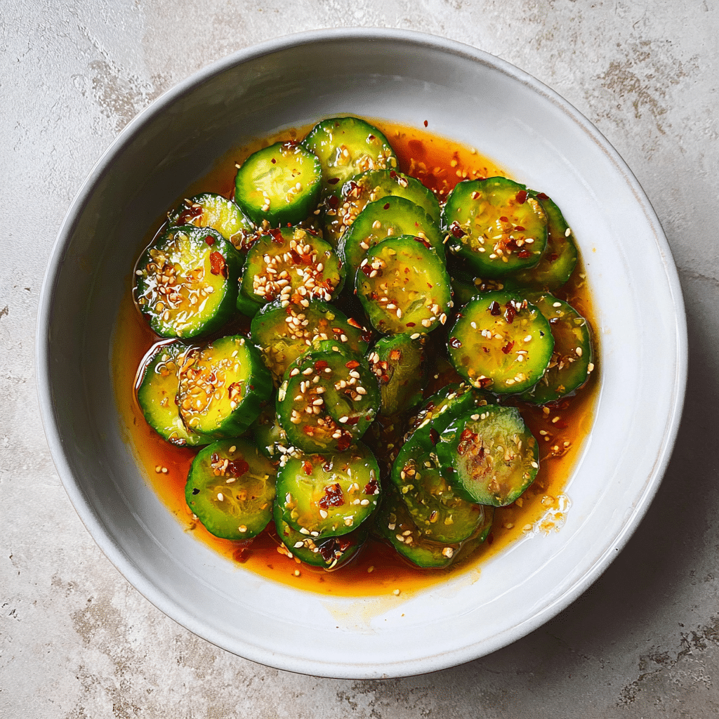 Easy Asian Cucumber Salad Recipe - Recipe Image