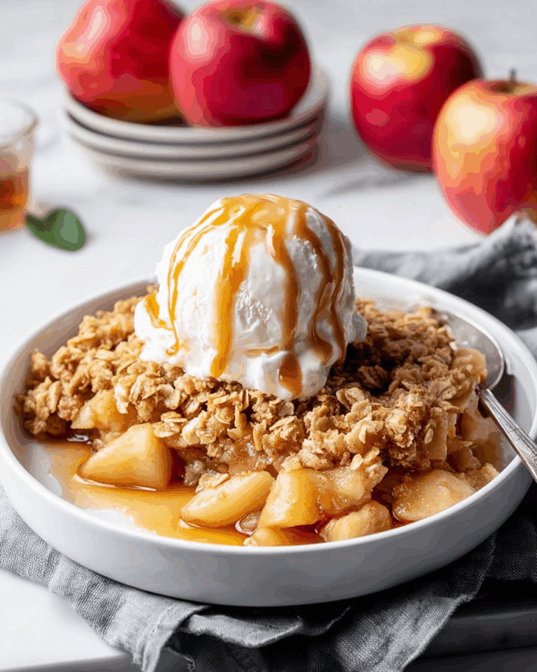 Caramel Apple Crisp Recipe