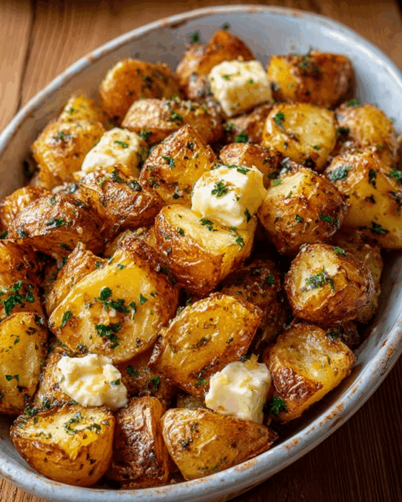Oven Fried Potatoes & Onions Recipe