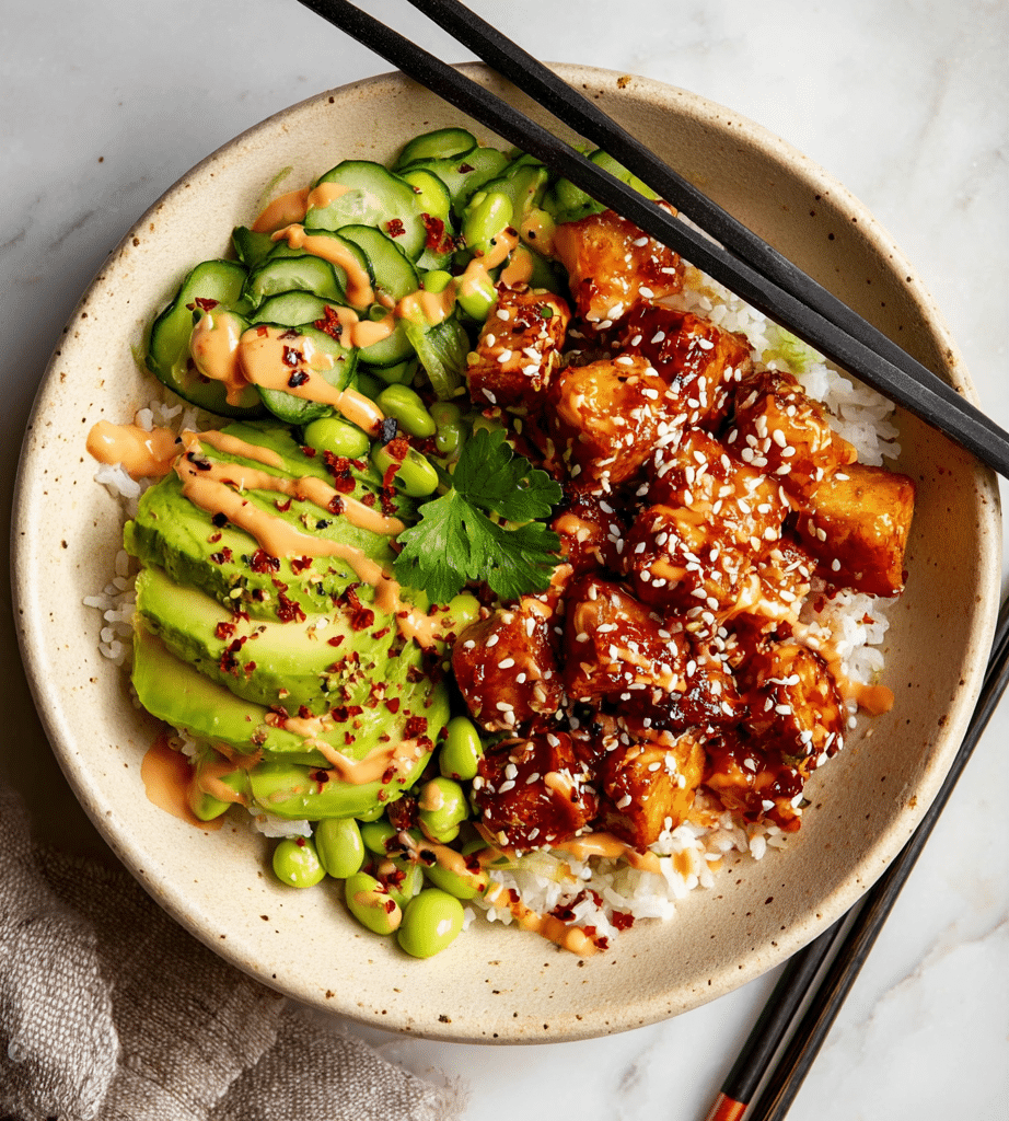 Honey Sriracha Salmon Bowls Recipe 5 Honey Sriracha Salmon Bowls Recipe