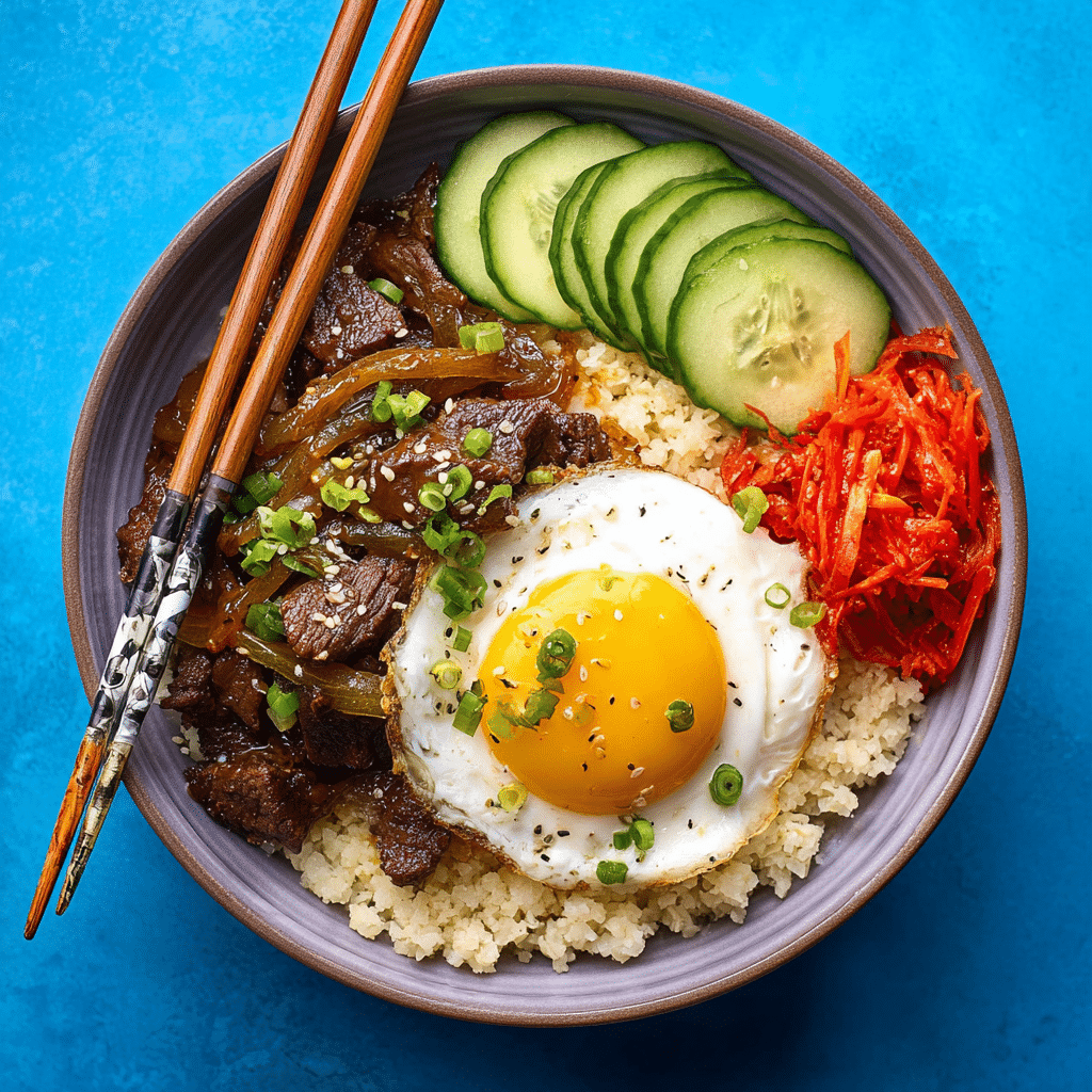 Easy Beef Bulgogi Bowls Recipe - Recipe Image