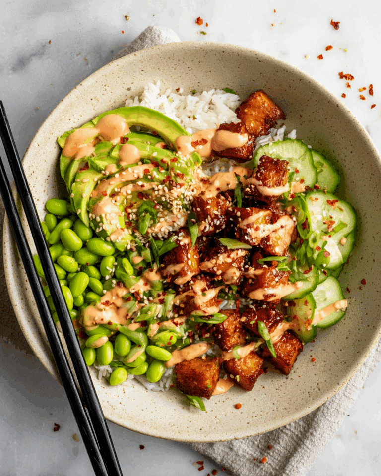 Honey Sriracha Salmon Bowls Recipe