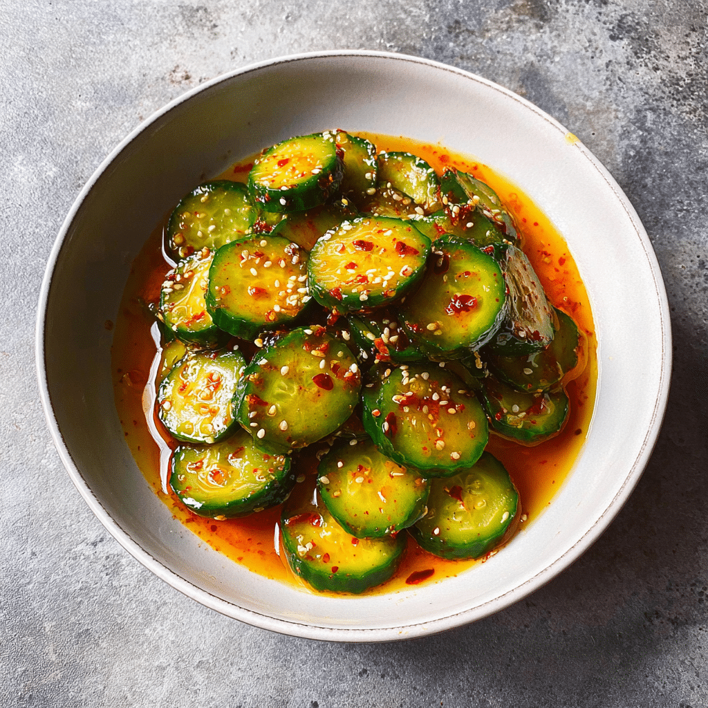 Easy Asian Cucumber Salad Recipe - Recipe Image