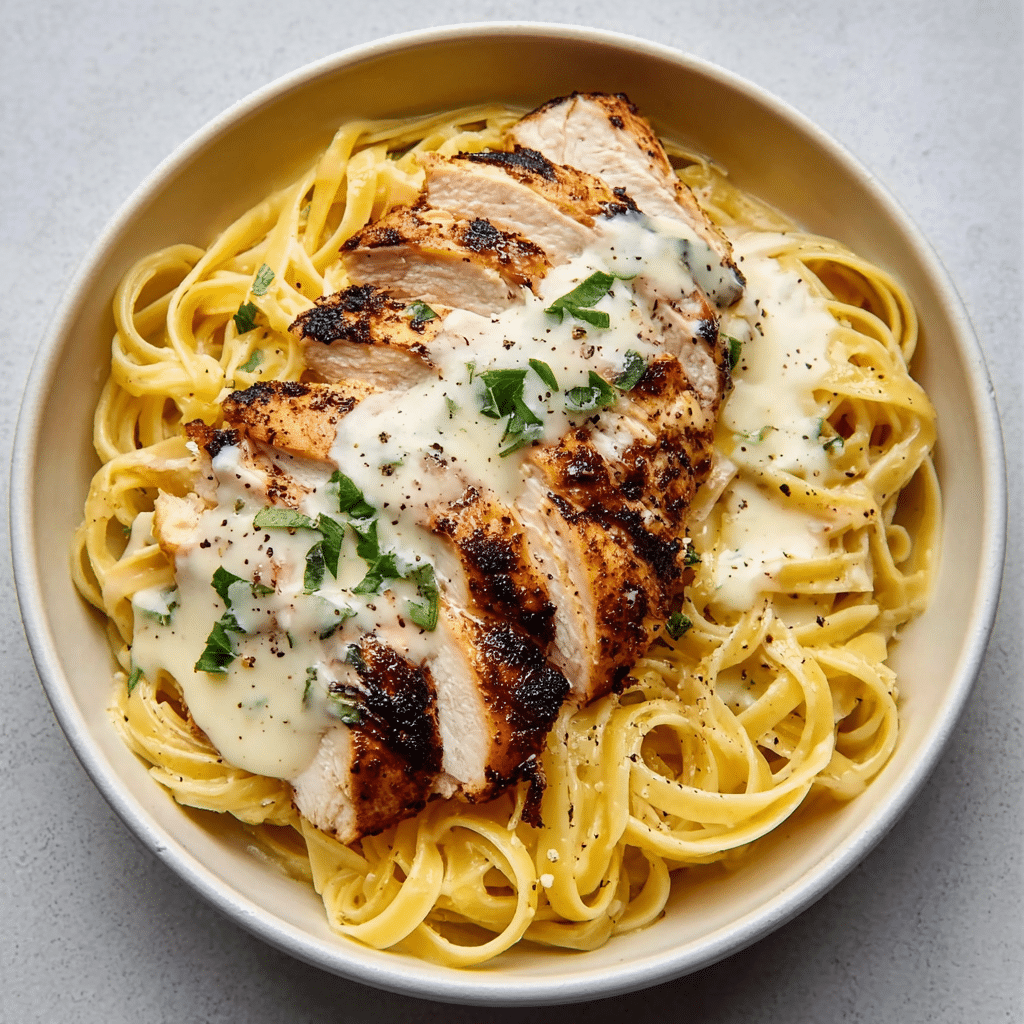 Chicken Fettuccine AlfredoIngredients Recipe - Recipe Image