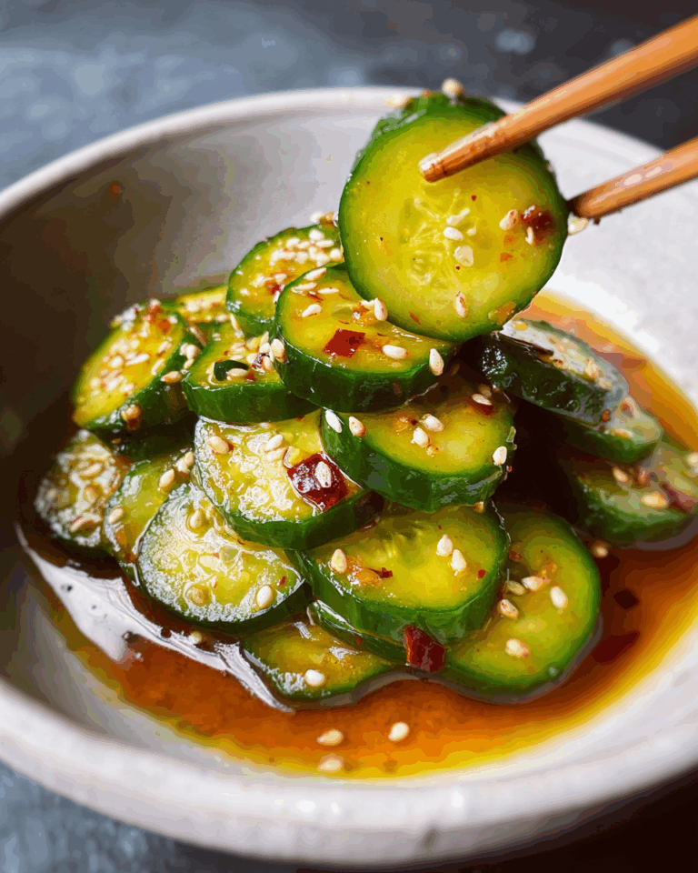 Easy Asian Cucumber Salad Recipe