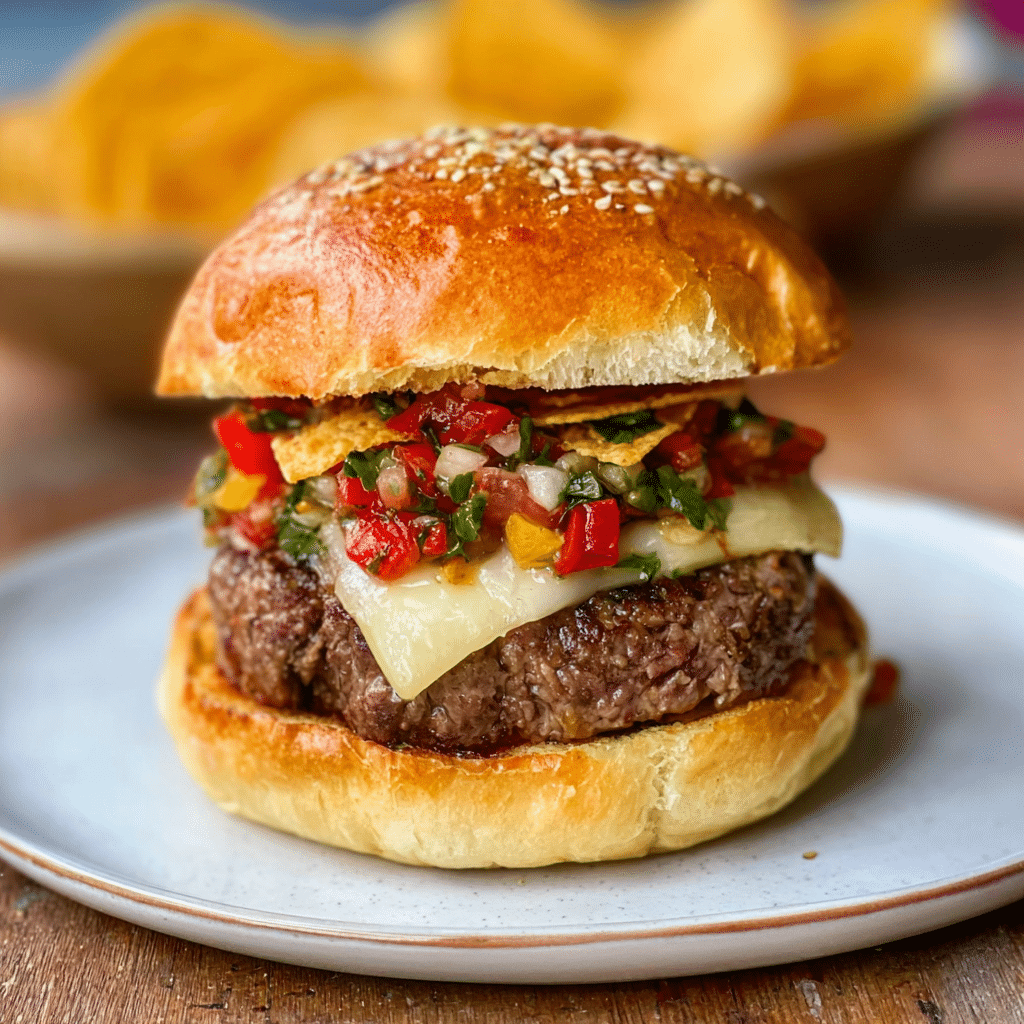Taco Burger Recipe - Recipe Image