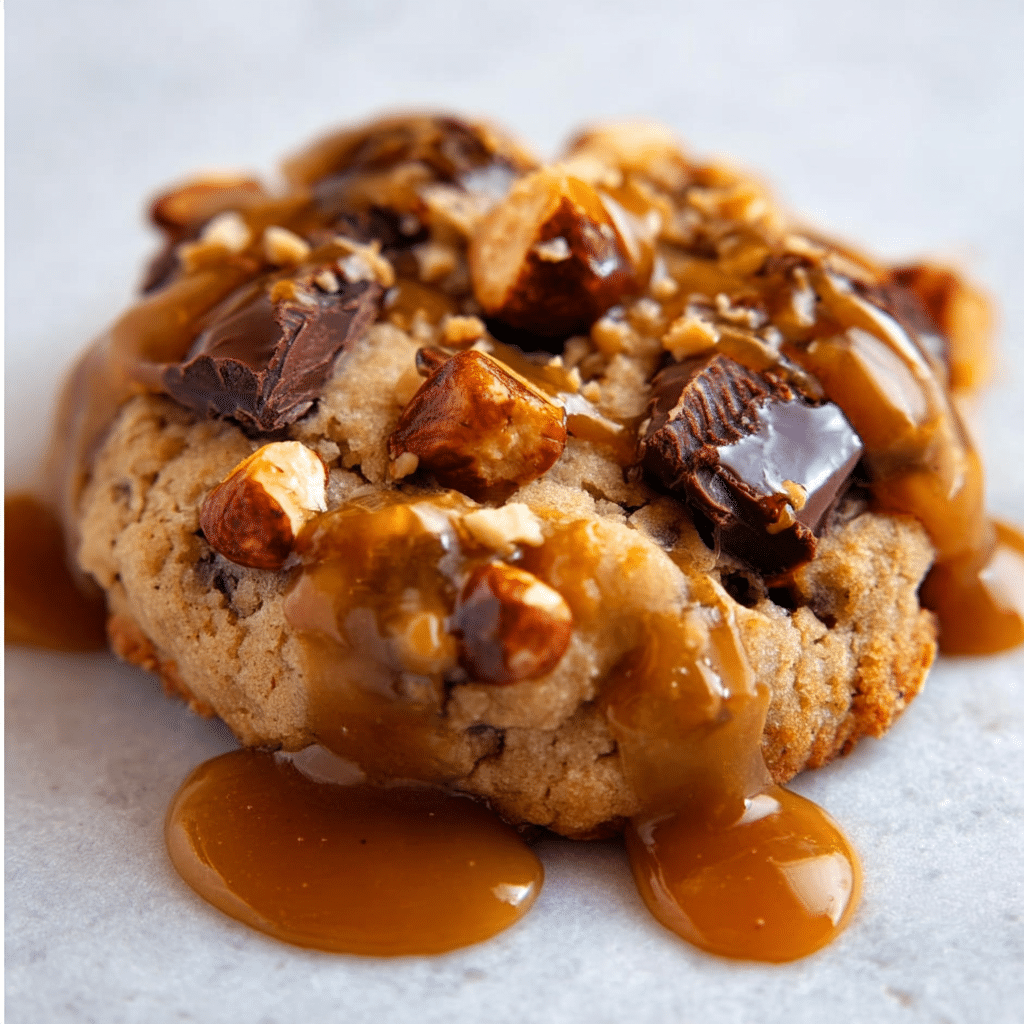 Irresistible No-Bake Salted Caramel Cookies