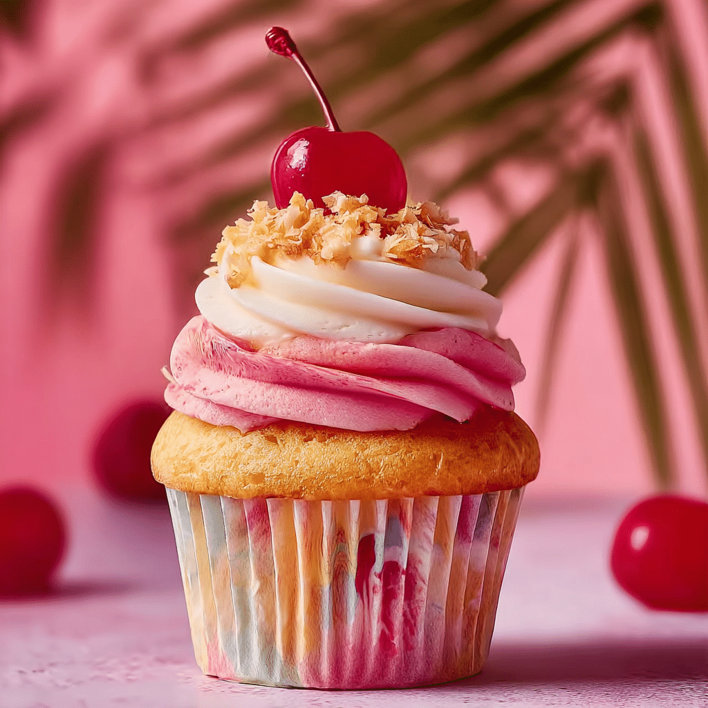 Bahama Mama Cupcakes