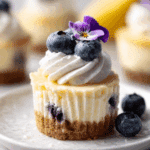 Lemon Blueberry Mini Cheesecakes Recipe