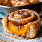 Peach Pie Cinnamon Rolls Recipe