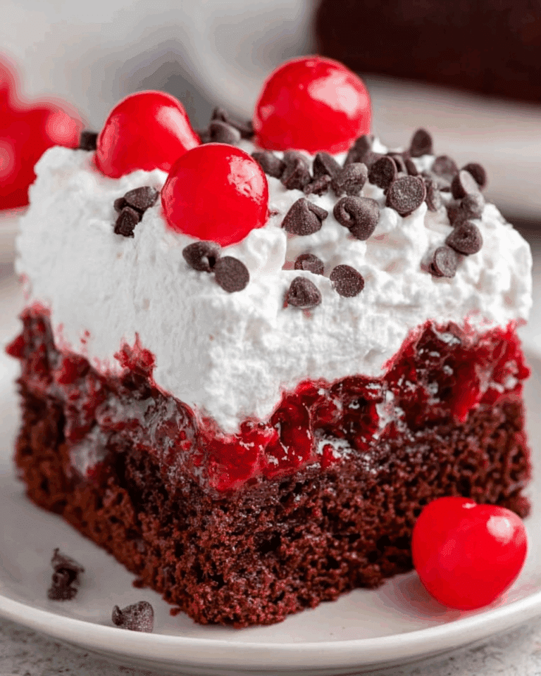 Black Forest Poke Cake Recipe