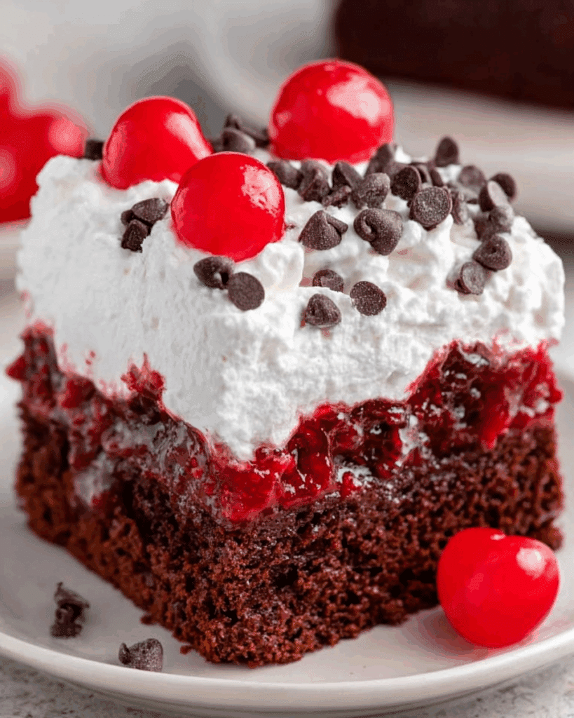 Black Forest Poke Cake Recipe