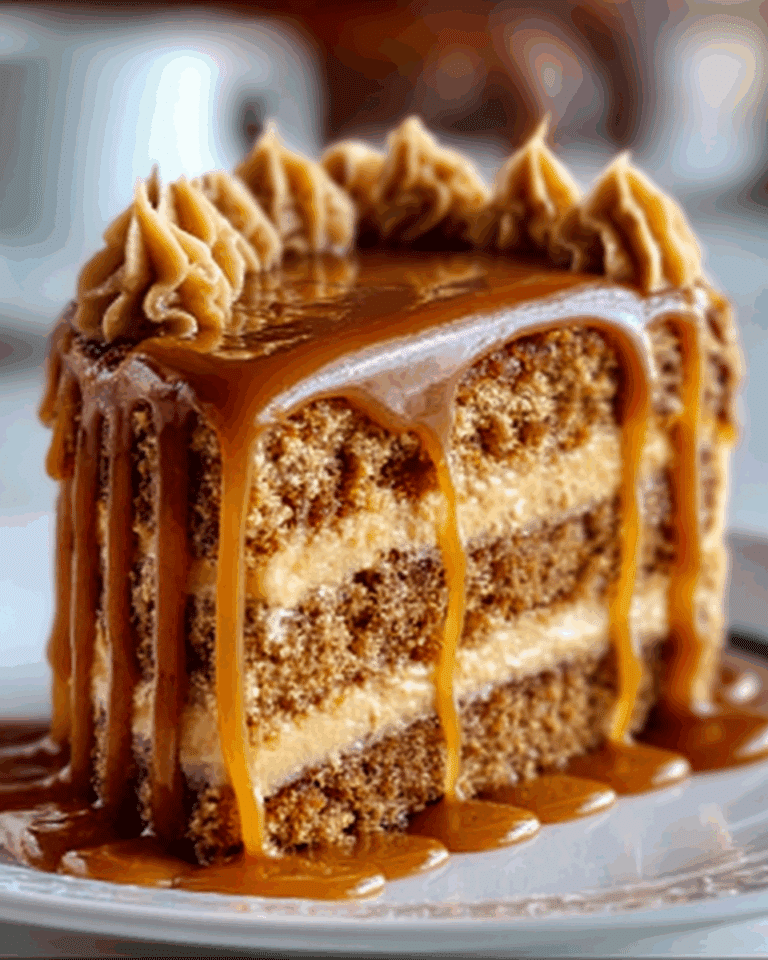 Butterscotch Cake with Caramel Frosting Recipe