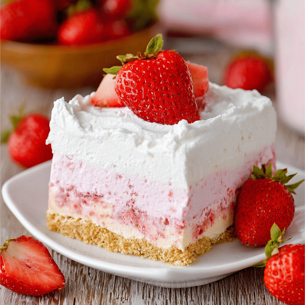 Strawberry Lasagna Recipe - Recipe Image