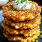 Cheesy Corn Fritters Recipe