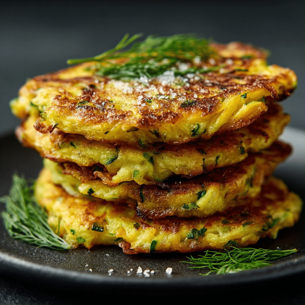 Baked Zucchini Cakes Recipe - Recipe Image