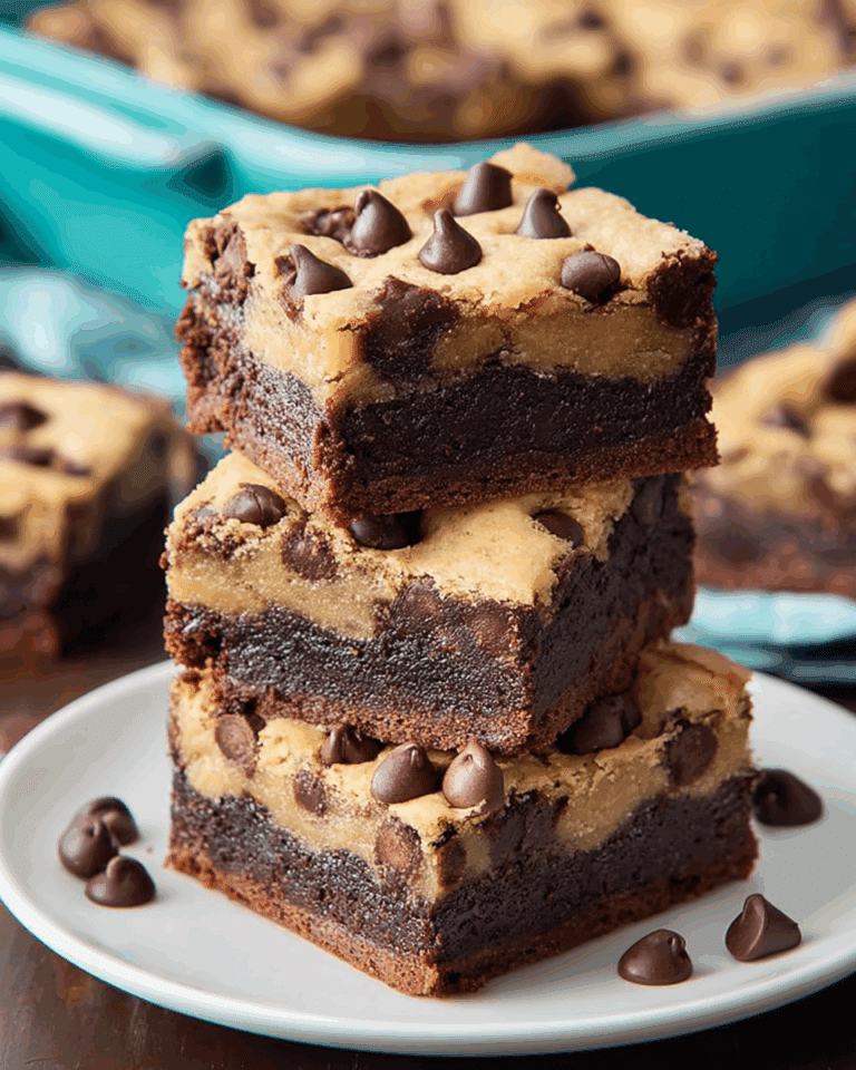 Chocolate Chip Cookie Brownies Recipe
