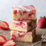 The Best Strawberry Lemon Blondies Recipe