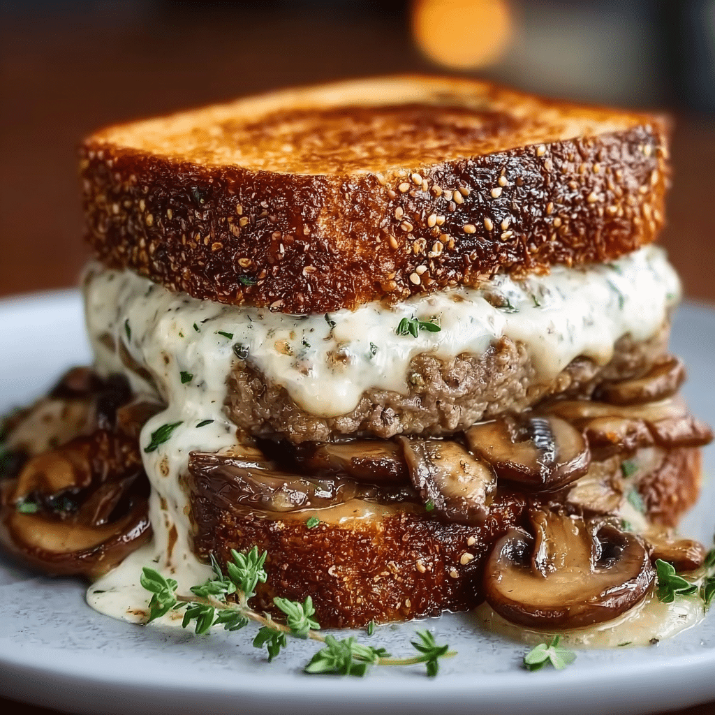SWISS MUSHROOM MELT Recipe - Recipe Image