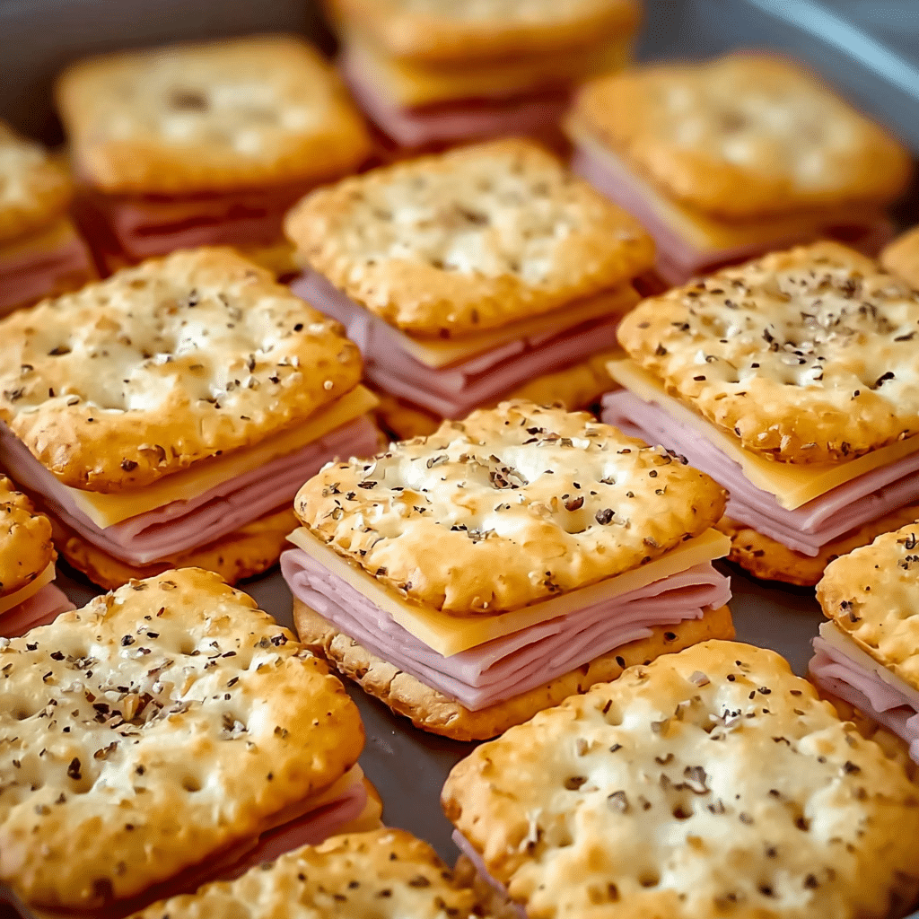 RITZ Crackers Party Sandwiches Recipe - Recipe Image