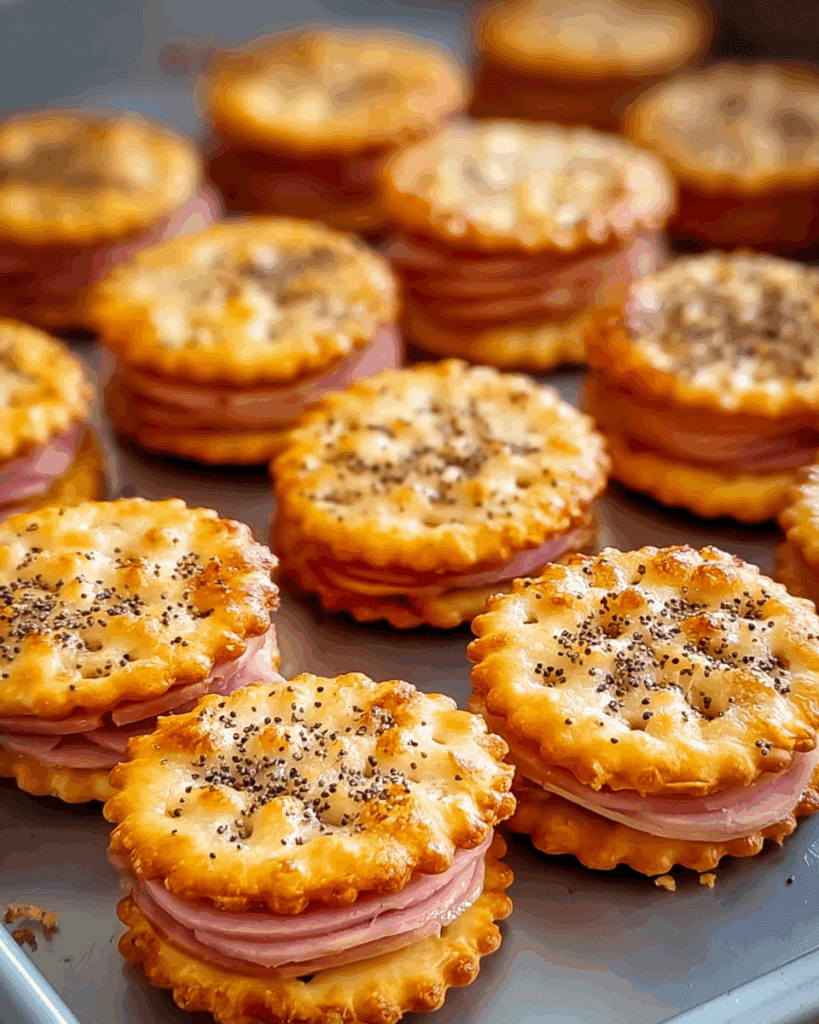 RITZ Crackers Party Sandwiches Recipe