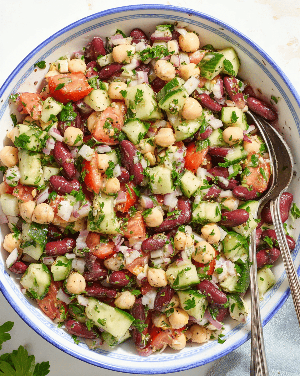 Mediterranean Bean Salad Recipe