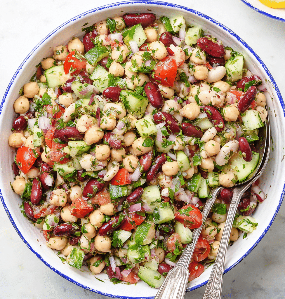 Easy Mediterranean Bean Salad Recipe 5 Easy Mediterranean Bean Salad Recipe