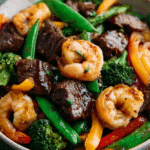 STEAK AND SHRIMP STIR FRY Recipe