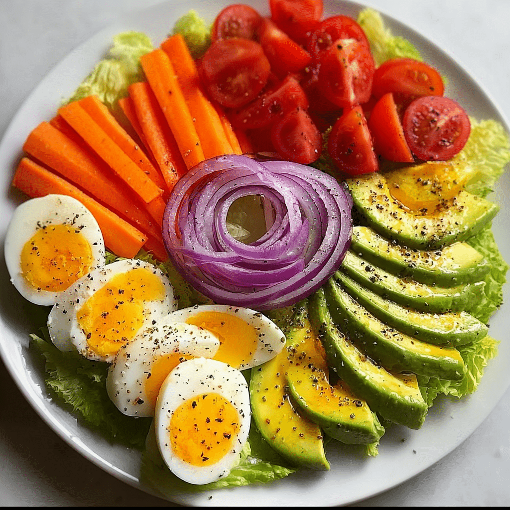 Fresh & Crunchy Egg Salad Plate Recipe