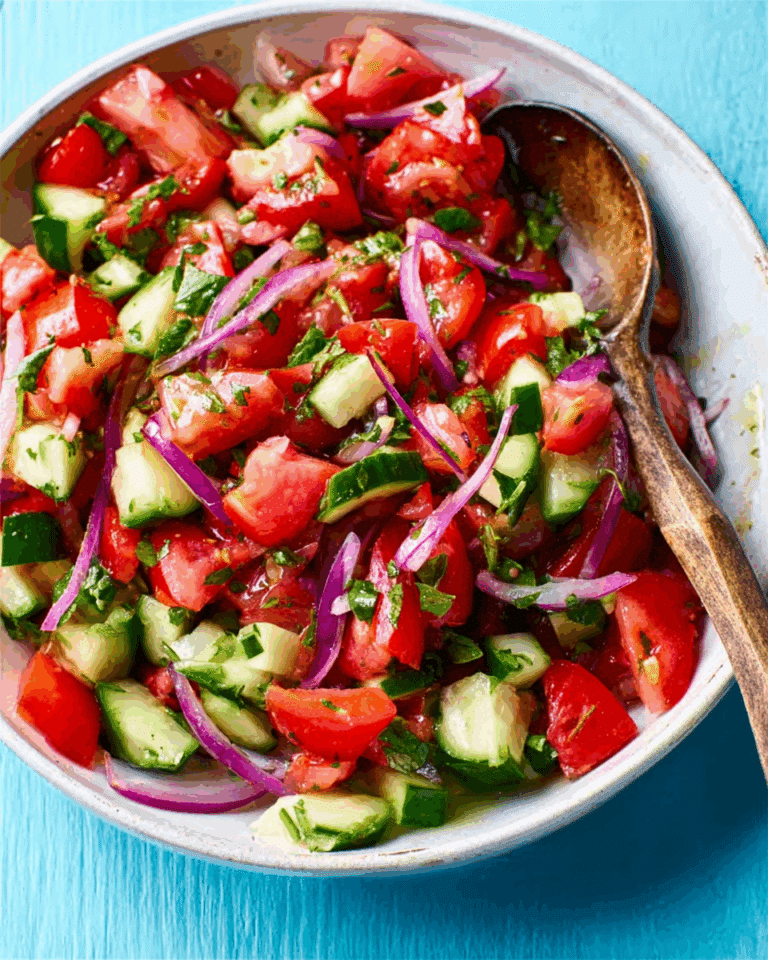 The Best Tomato Cucumber Salad Recipe