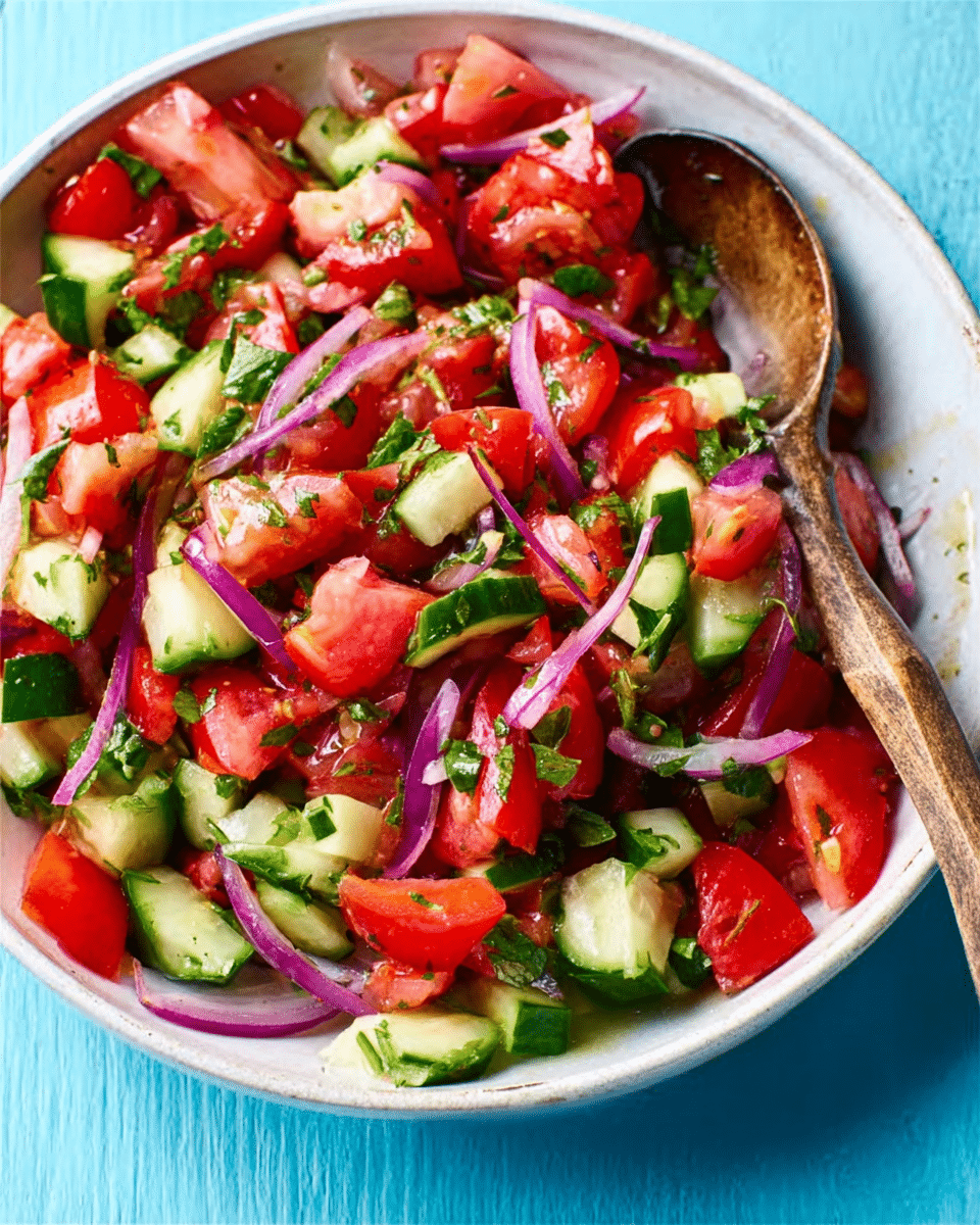 The Best Tomato Cucumber Salad Recipe