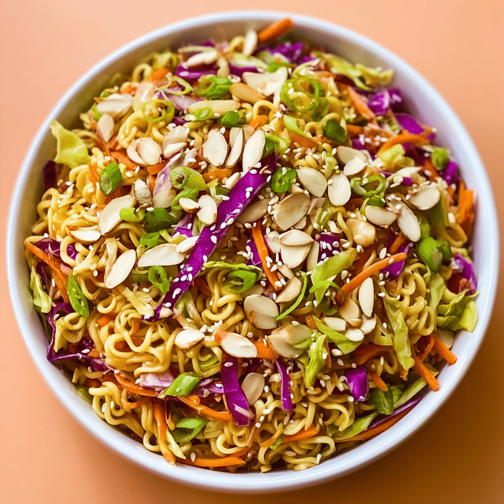 Asian Ramen Salad Recipe - Recipe Image