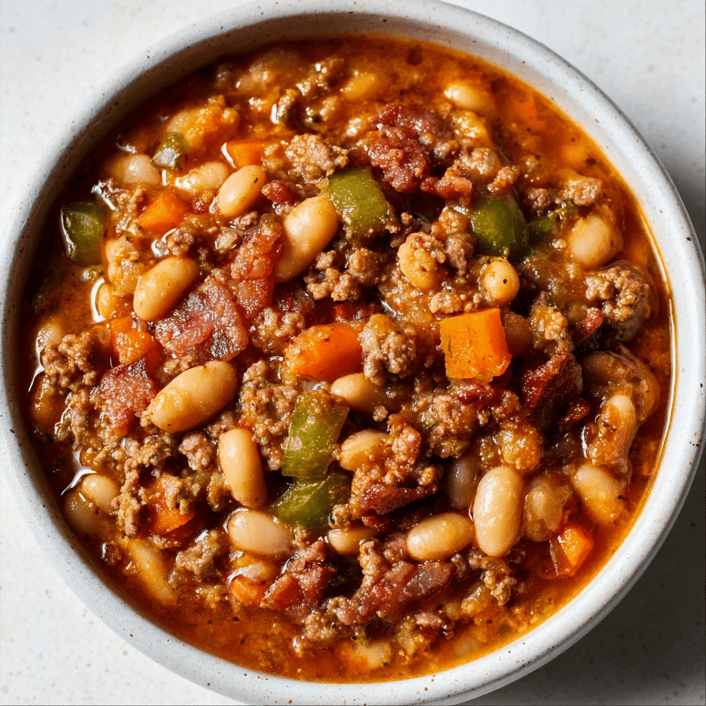 Baked Beans & Ground Beef Casserole Recipe - Recipe Image