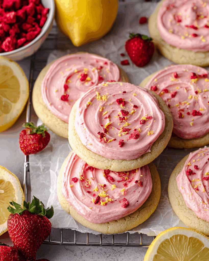 Strawberry Lemonade Cookies Recipe