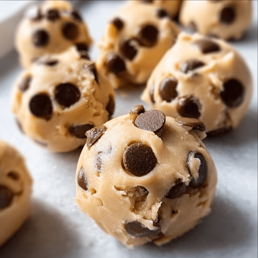 Peanut Butter Bites with Chocolate Chips Recipe - Recipe Image