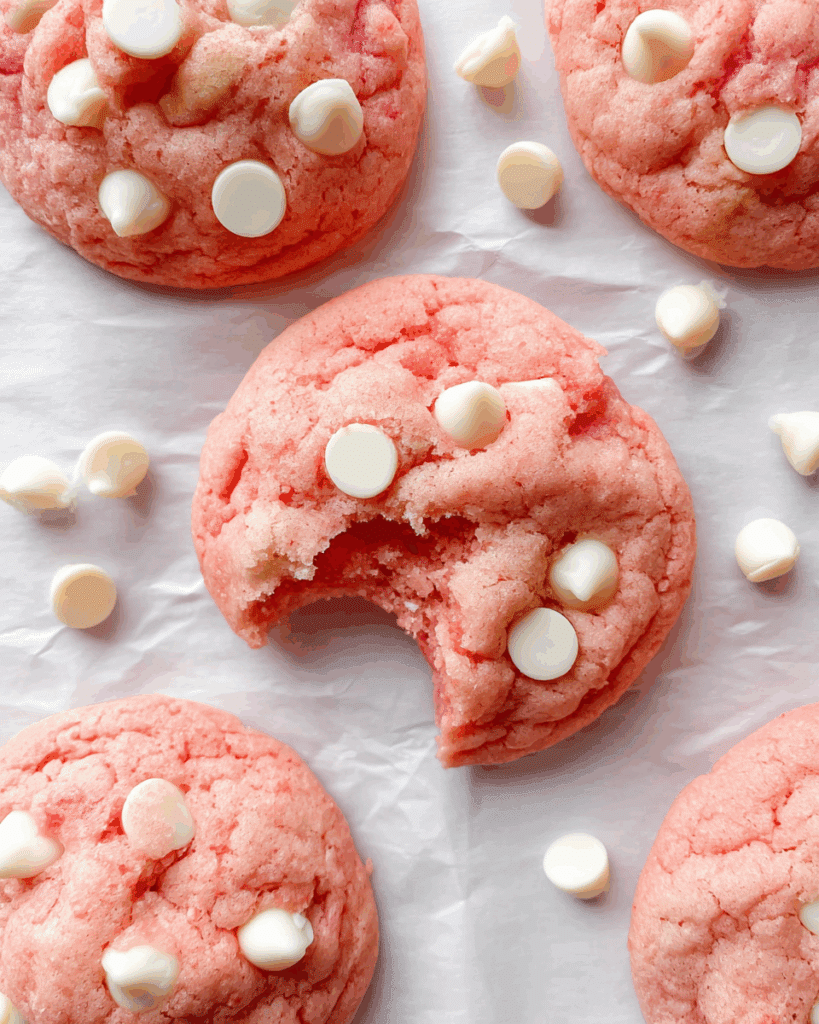 Strawberry Pudding Cookies Recipe