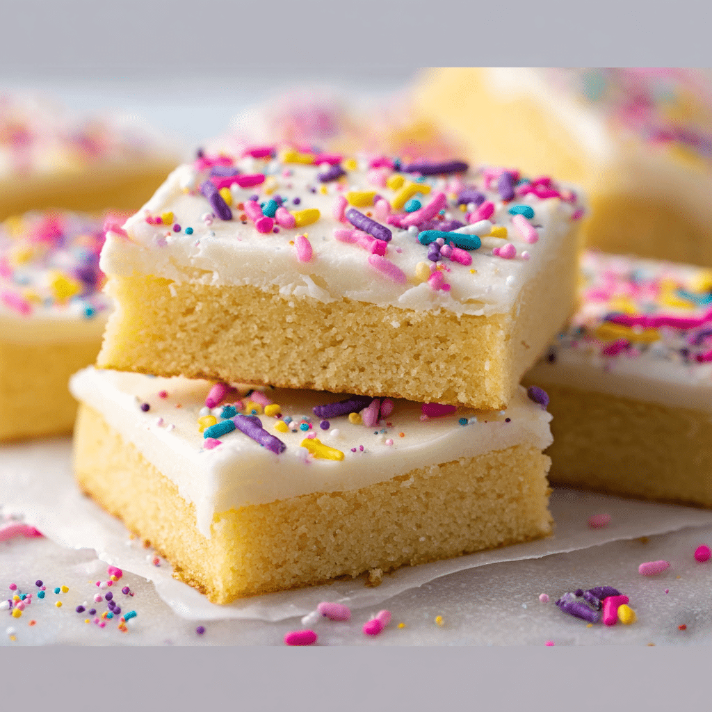 Easy ugar Cookie Cheesecake Bars Recipe - Recipe Image