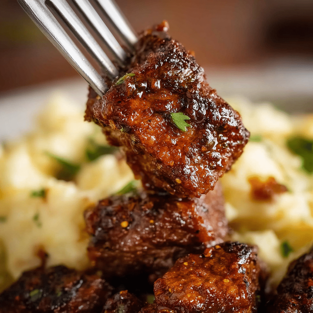 CAJUN GARLIC BUTTER STEAK BITES Recipe - Recipe Image