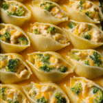Cheesy Chicken & Broccoli Stuffed Shells Recipe