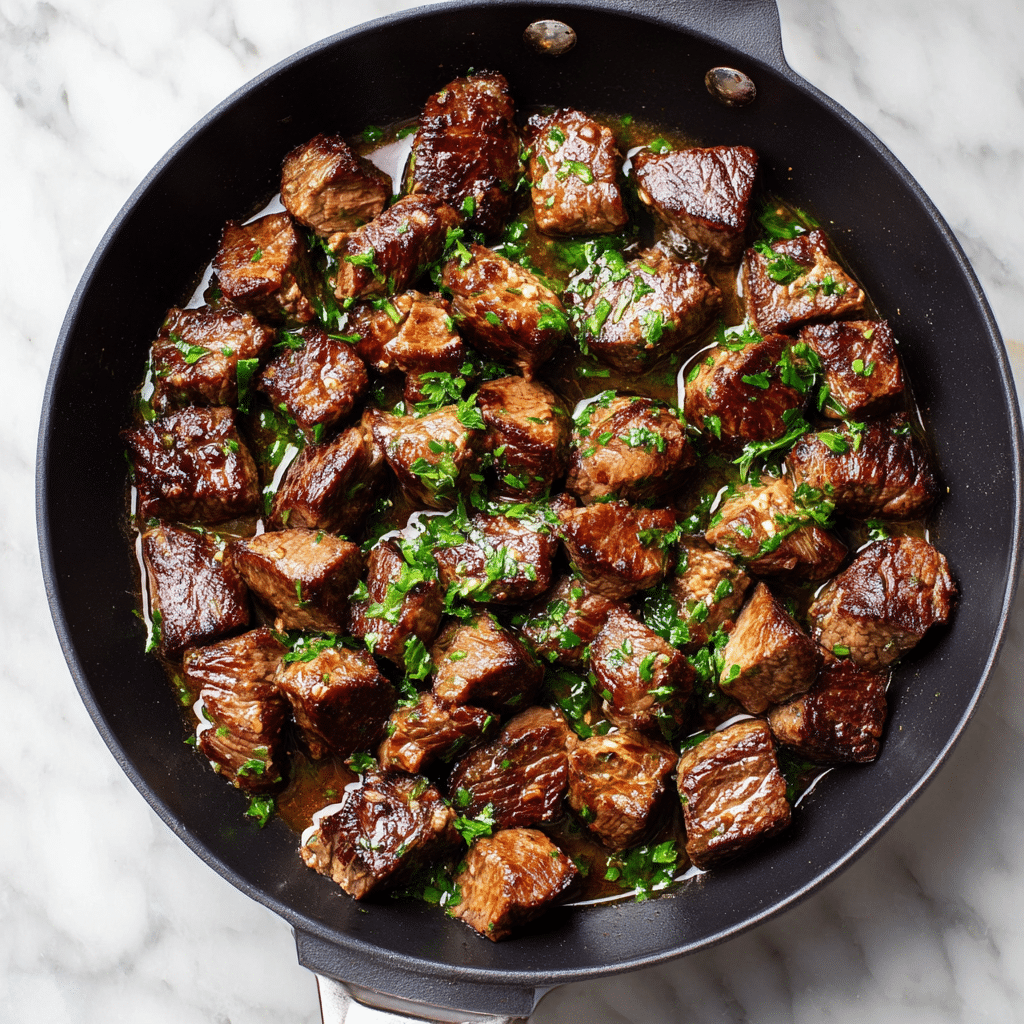 Garlic Butter Steak Bites Recipe - Recipe Image