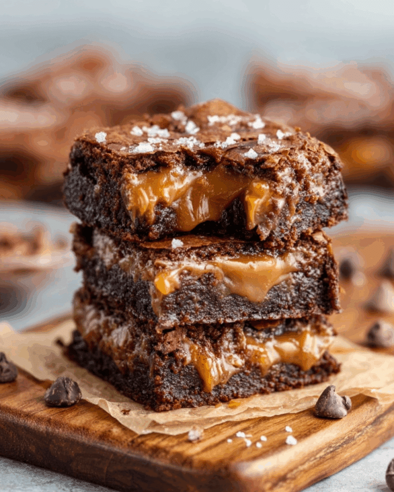 Decadent Caramel Brownie Pie Recipe