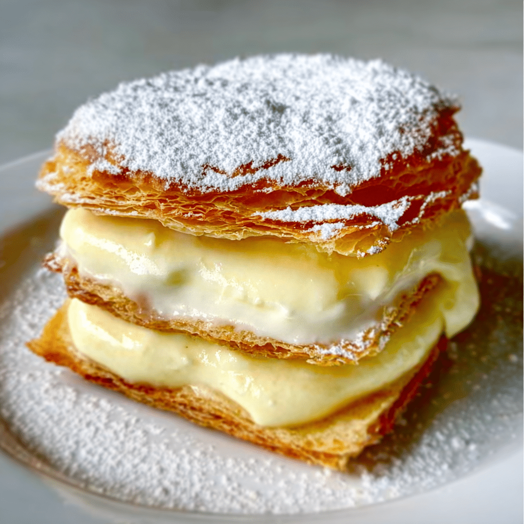 Special Italian Cream Puffs with Custard Filling Recipe - Recipe Image