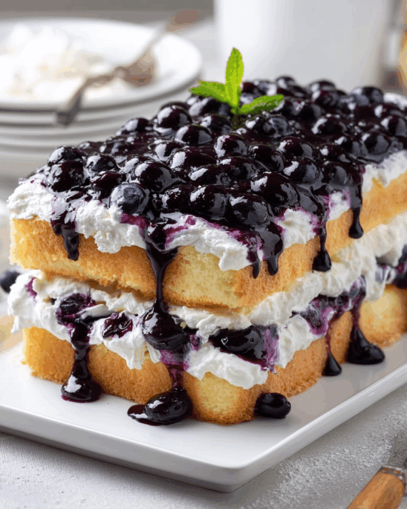Sheet Pan Blueberry Shortcake Recipe