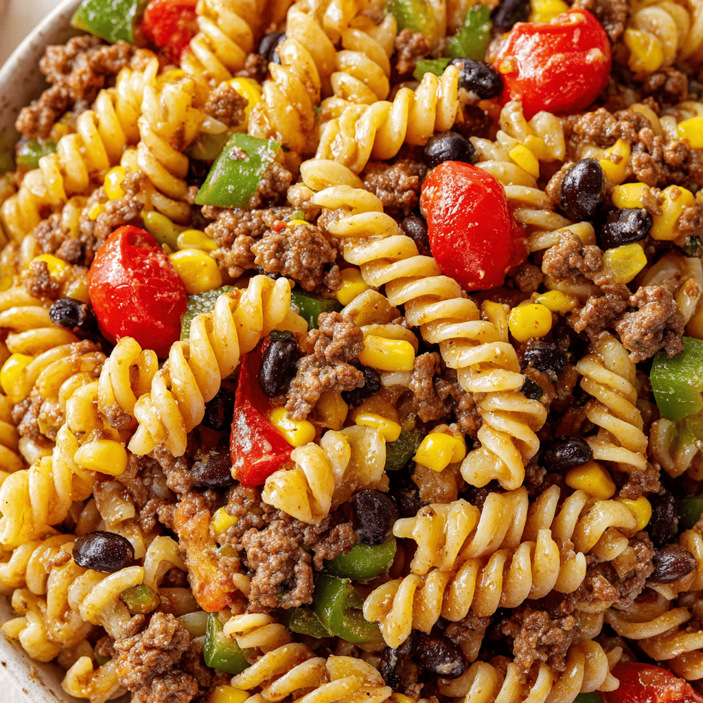 Cowboy Pasta Salad Recipe - Recipe Image