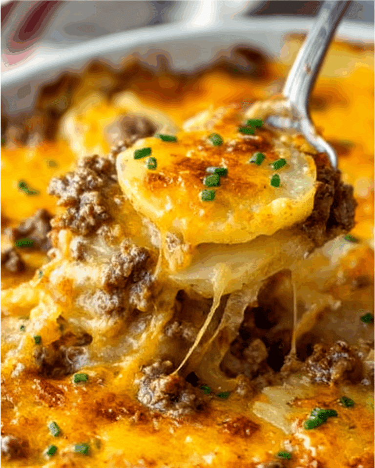 Ground Beef Casserole with Potatoes Recipe