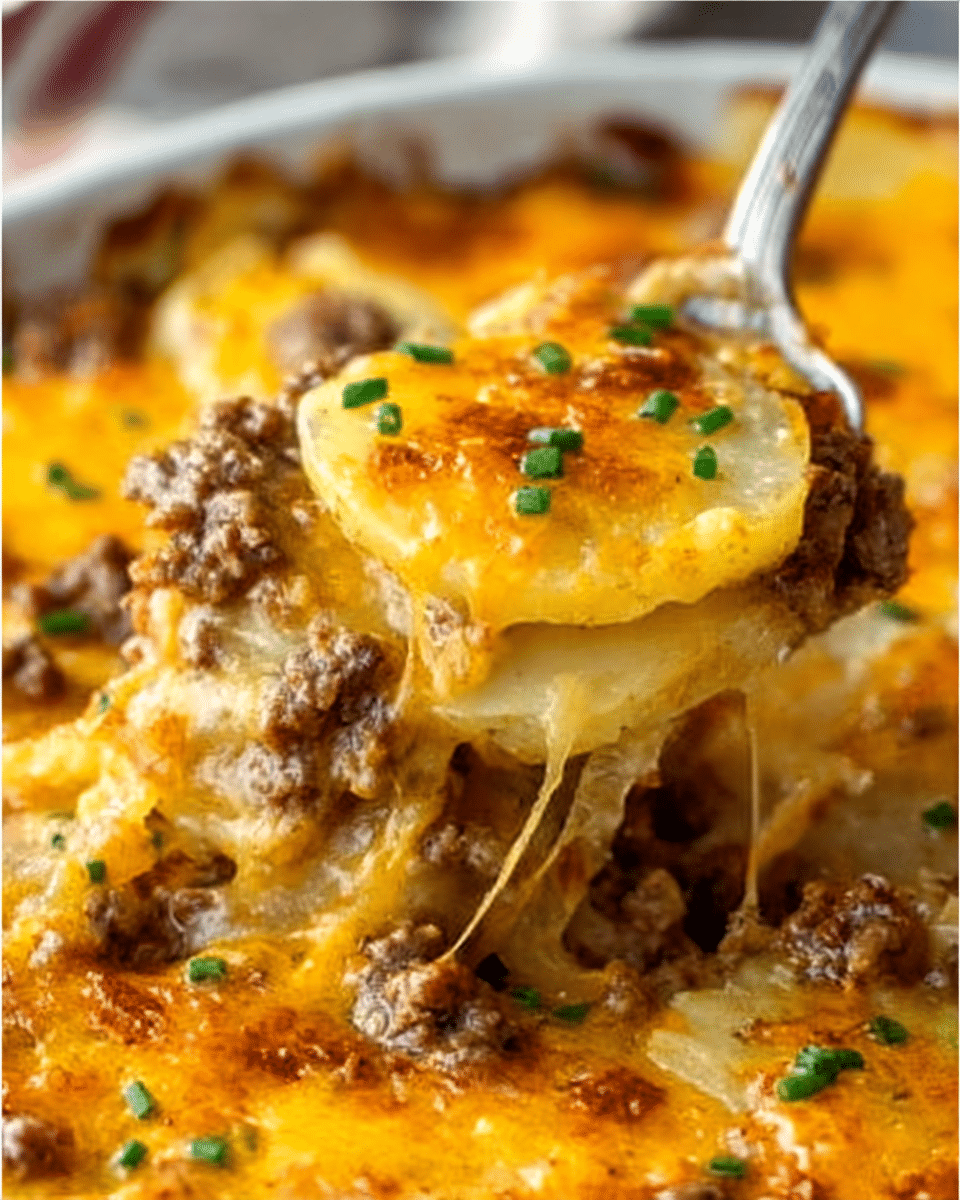 Ground Beef Casserole with Potatoes Recipe