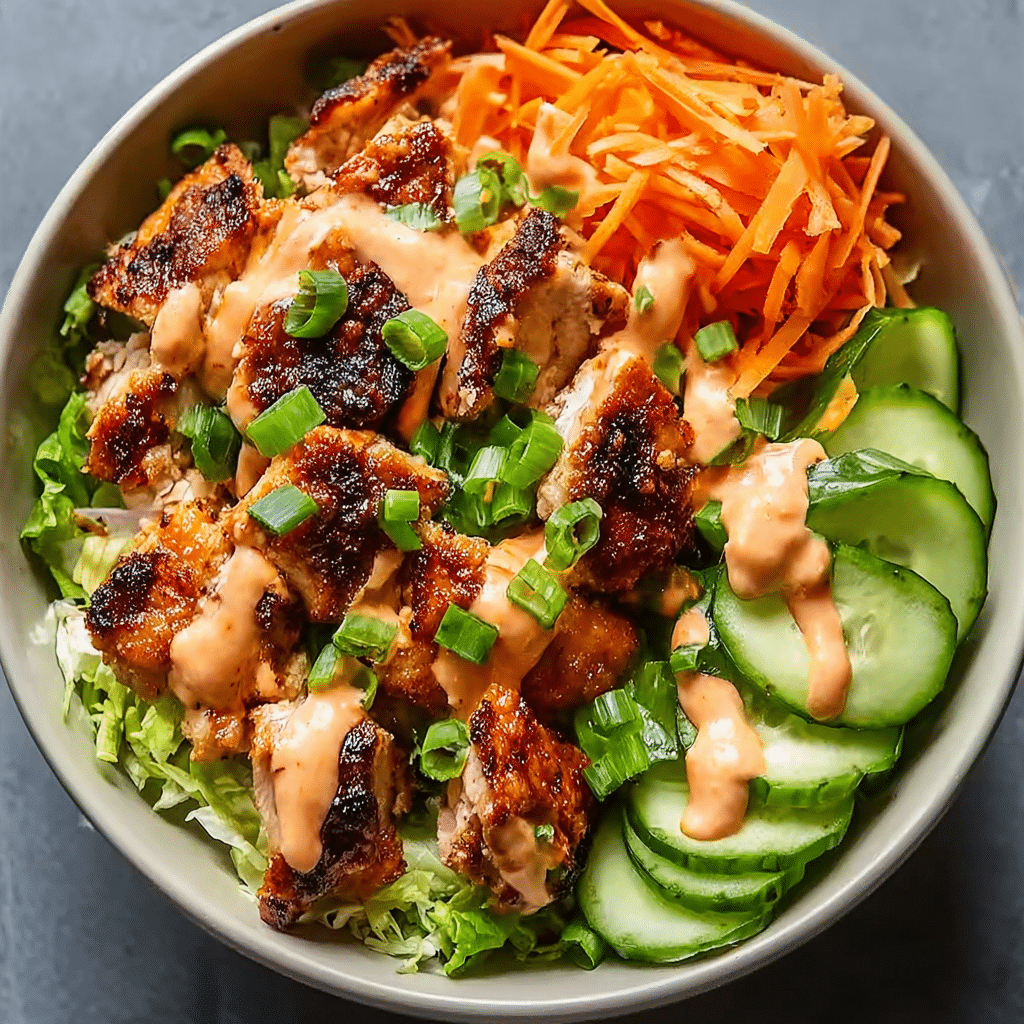 Bang Bang Chicken Bowl: Irresistibly Delicious Recipe! Recipe - Recipe Image