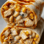 The Best Cheesy Garlic Chicken Wraps Recipe